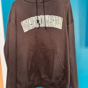 Champion Wisconsin Brown XL Hoodie
